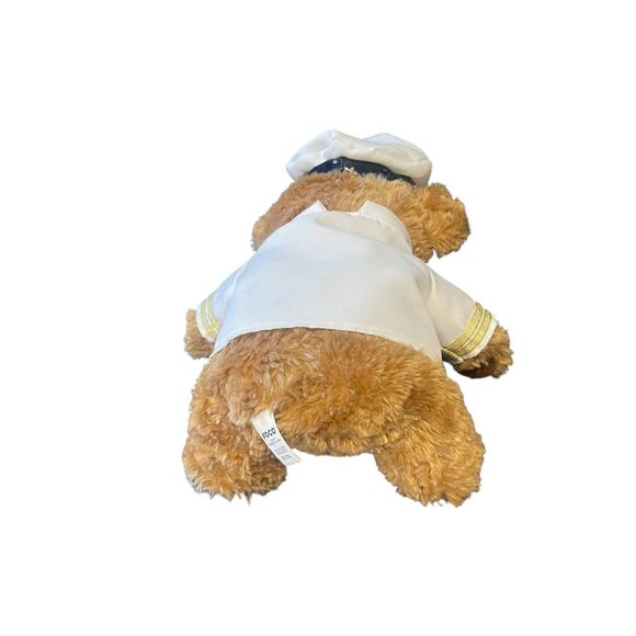 Foco Brown White Teddy Bear Captain Bear Stuffed Animal Plush 12" - Picture 10 of 11